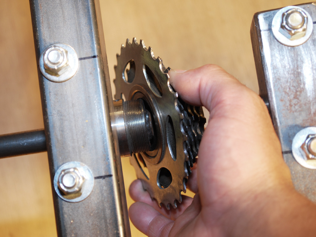 DeltaRunner Comfort Trike - freewheel adapter